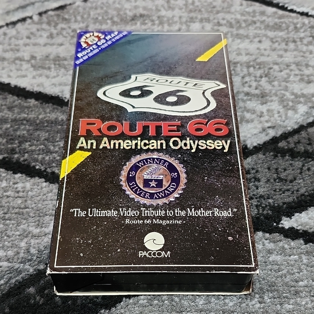 ROUTE 66 AN AMERICAN ODYSSEY VHS 1994 DOCUMENTARY HISTORY